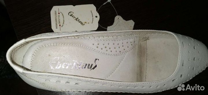 Кожанные балетки