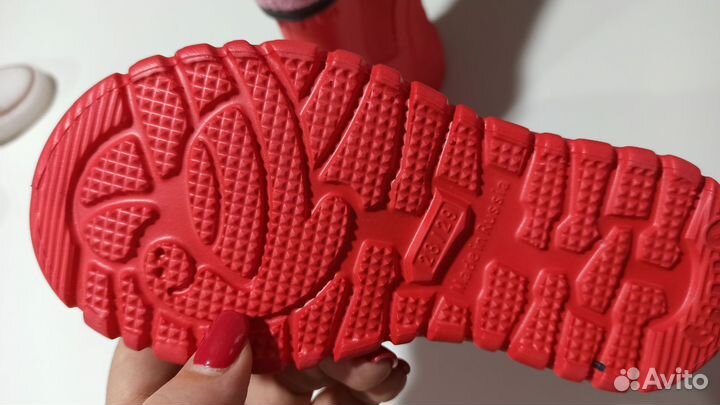 Детские резиновые сапоги 28 29