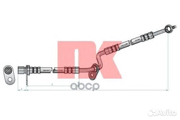 Шланг тормозной 853260 Nk