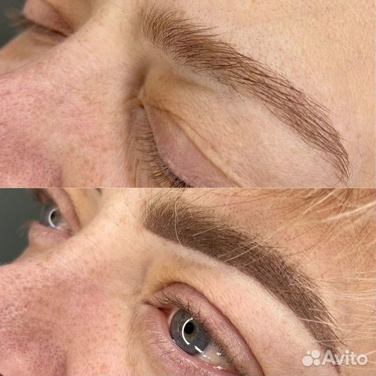 Брови, перманент