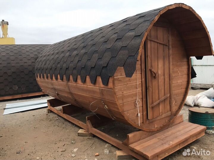 Баня бочка под ключ