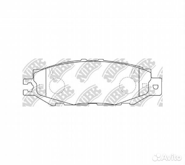 Колодки тормозные lexus LS 400 92-00 задн