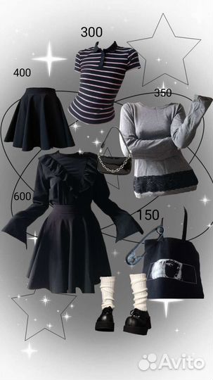 Одежда gothic, old many, школьная форма