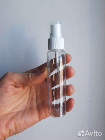 Бутылочка пластиковая с дозатором на 50 мл