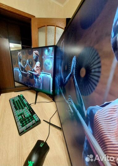 2 монитора 31.5 dexp IPS 75 гц - модель - QF321K