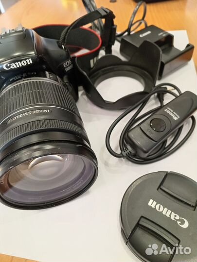 Фотоаппарат Canon eos 1100d, efs 18-200