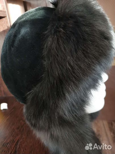 Шапка натуральная ушанка с мехом