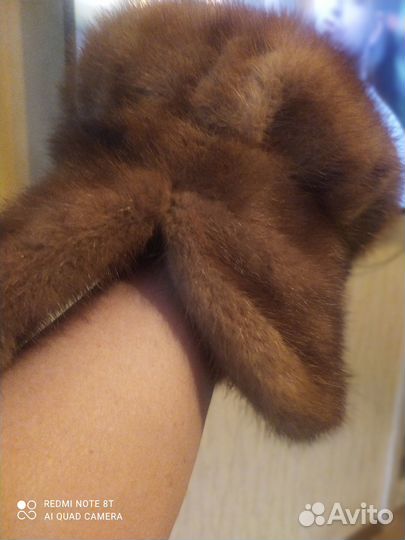 Шапка норковая женская