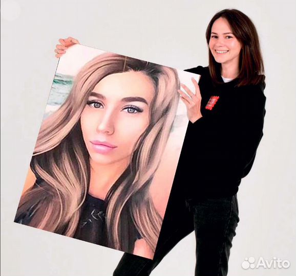 Портрет на холсте по фото