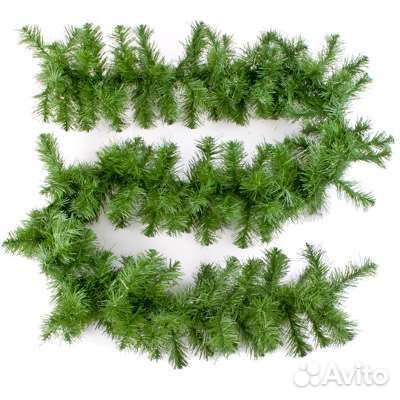 Декоративная гирлянда ель пвх