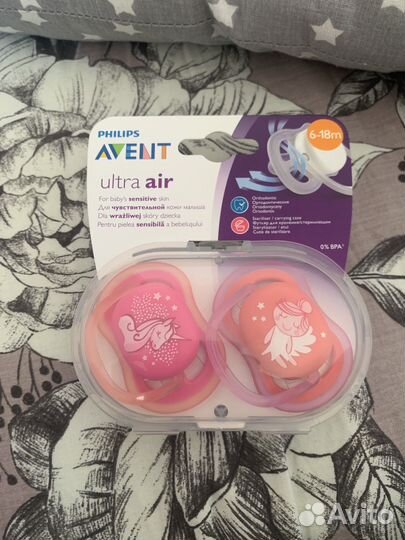 Соска пустышка avent 6 18