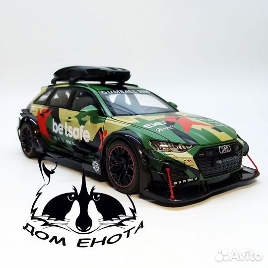 Машинка Ауди RS6. Металлическая модель audi RS6 с