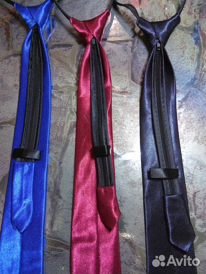 Галстук для мальчика на молнии и галстук - Бабочка