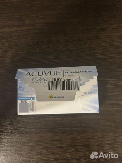 Линзы двухнедельные Acuvue Oasys
