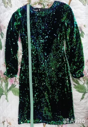 Платье с пайетками