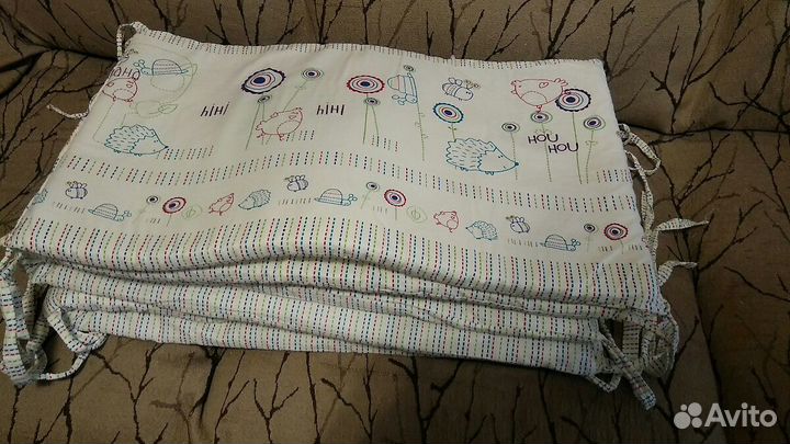 Бортики на детскую кроватку