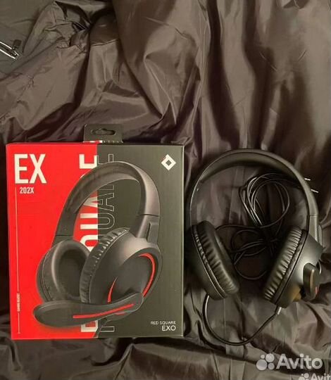 Игровые наушники RED square