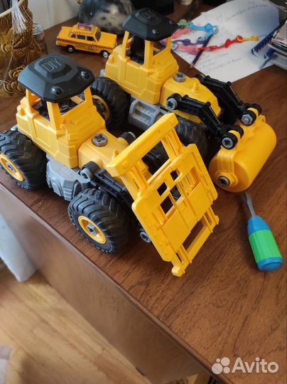 Разборный каток и погрузчик, DIY, большие