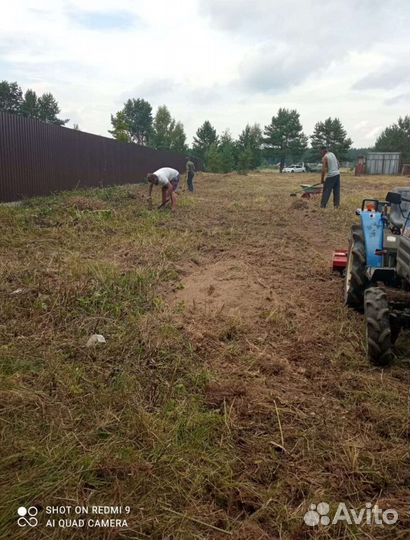 Вспашка, благоустройство, газоны