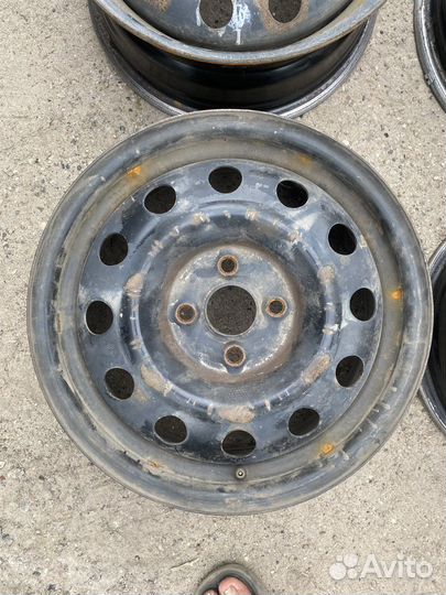 Диски штампы R15 Hyundai Solaris 1,2 Kia Rio 3,4