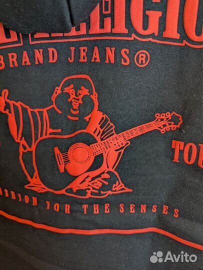 Худи зипка true religion box logo