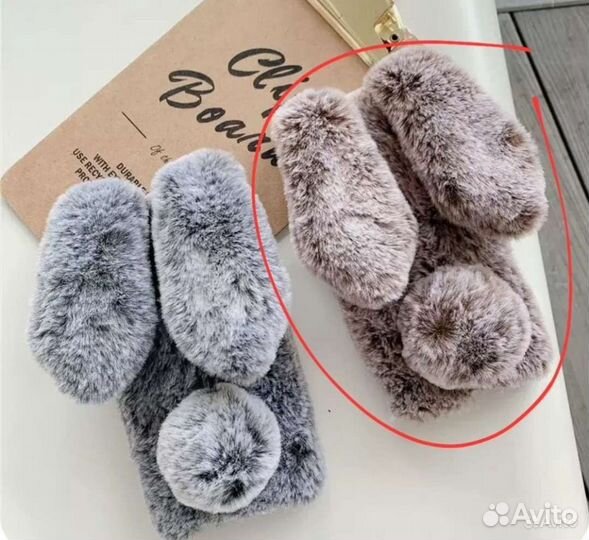 Чехол из меха для смартфона Samsung Galaxy A41