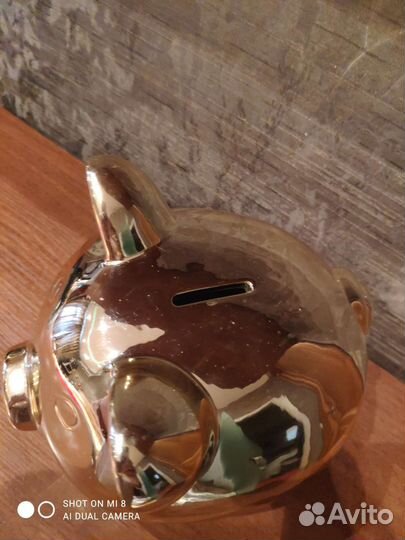 Копилка Золотая свинка