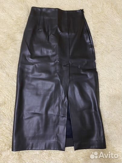 Кожаная юбка