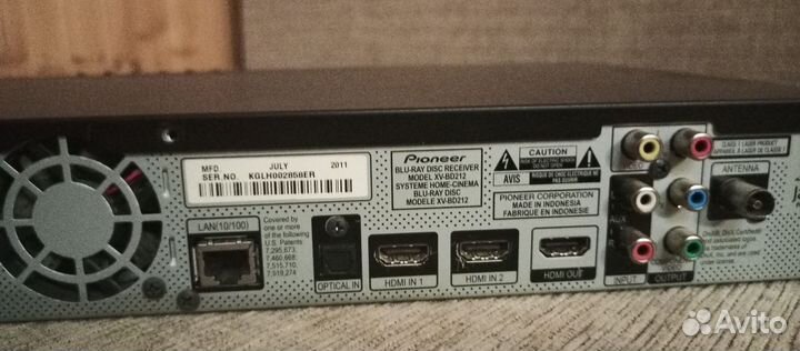 Pioneer xv bd 212 домашний кинотеатр 5.1
