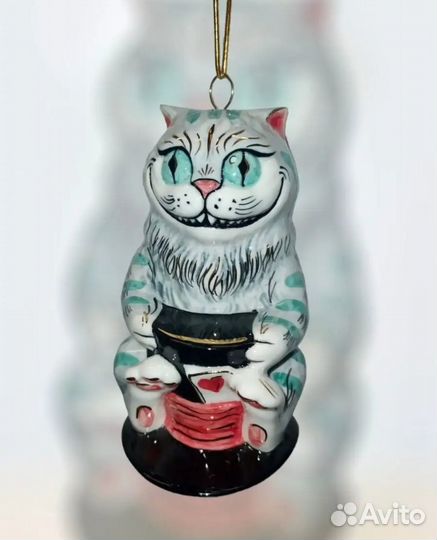 Елочная игрушка Чеширский кот