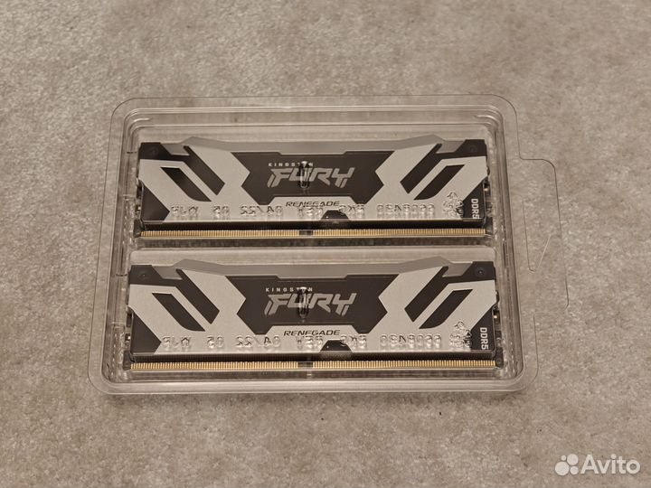 DDR5 Kingston Fury Renegade Silver 32gb 6400Mhz