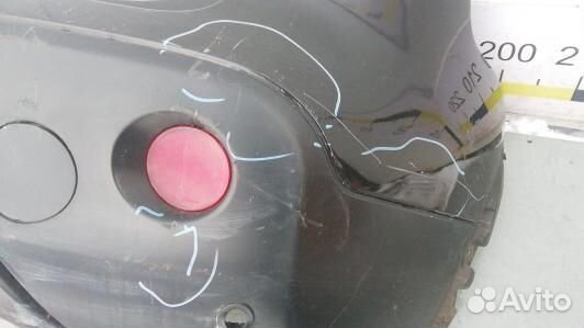 Бампер задний nissan qashqai J10 (PMA13HG01)