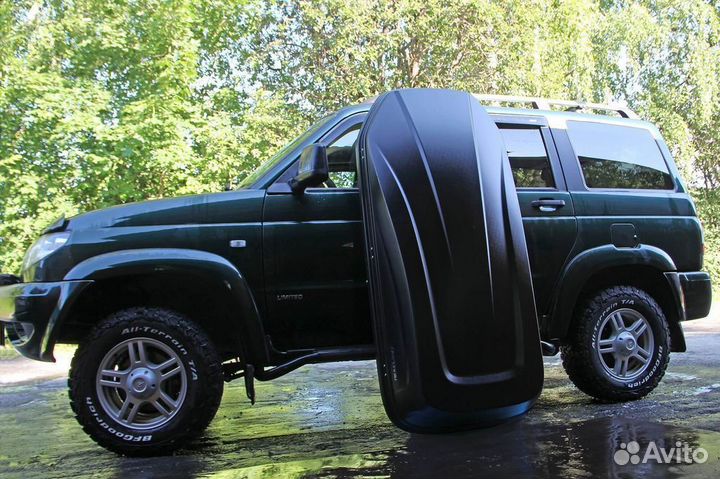 Багажник-бокс Турино на крышу УАЗ Патриот