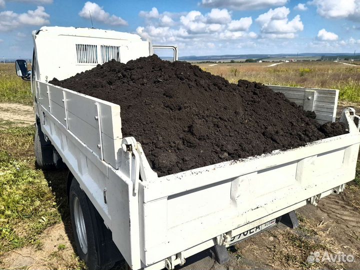 Чернозём без корней, камней. Перегной