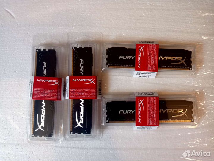 Оперативная память ddr3 8gb 16gb 1600mhz fury