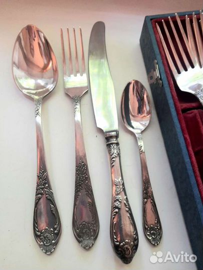 Набор столовых приборов классик мельхиор