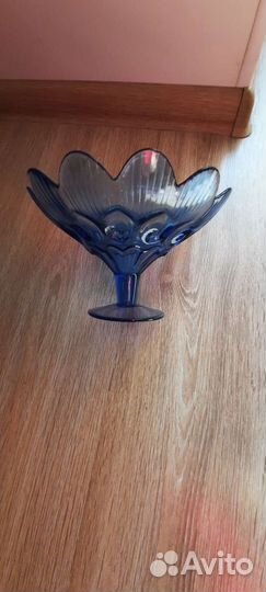 Ваза для фруктов на ножке СССР