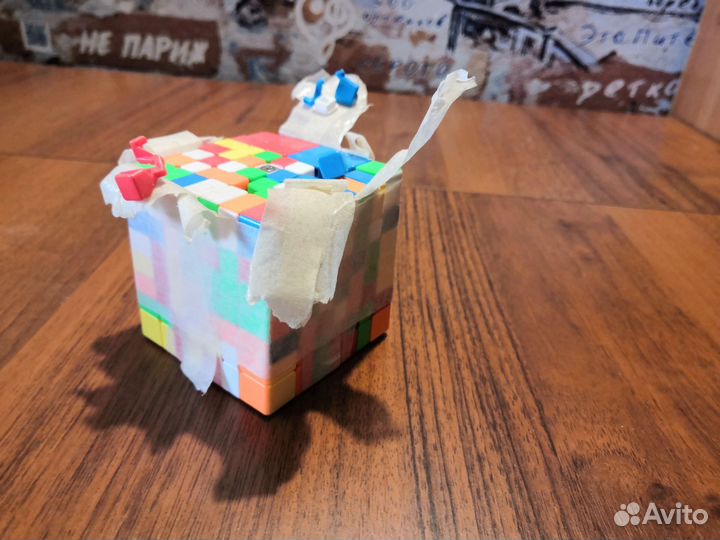 Кубик-рубика 7 на 7, под восстановление, донорство