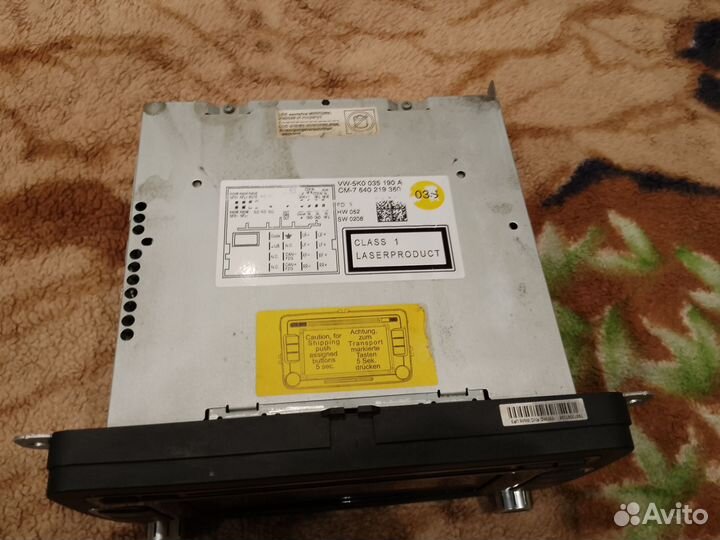 Магнитола Volkswagen golf 6