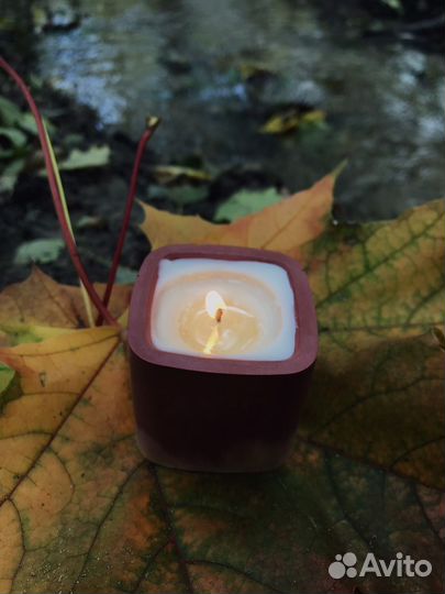 Ароматическая свеча ручной работы