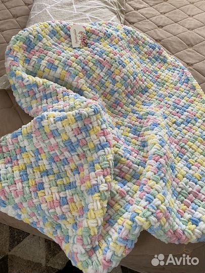 Плед детский плюшевый