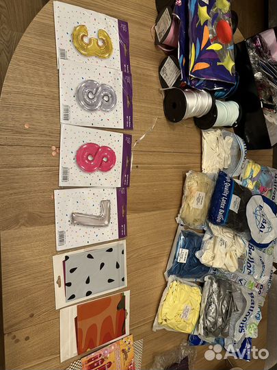 Фольгированные шары 3д сферы конфетти