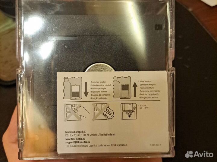 Дискета TDK MF-2HD MS-DOS formatted