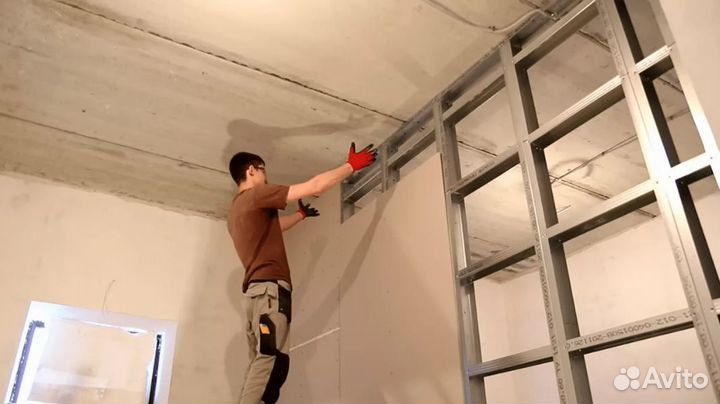 Отделка гипсокартоном дома в Курске и области