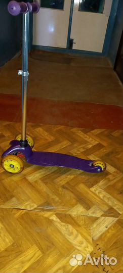 Самокат детский трехколесный бу