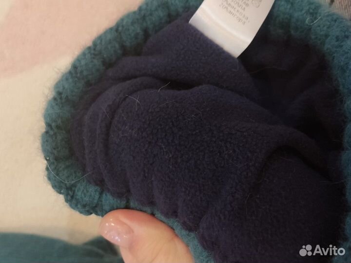 Шапка и варежки, комплект. Clever