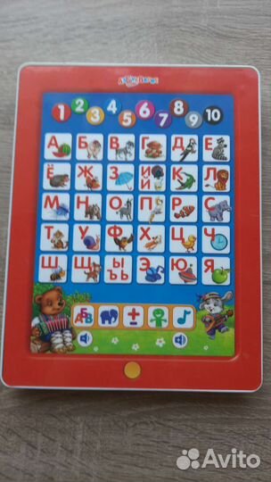Планшет для изучения букв и цифр