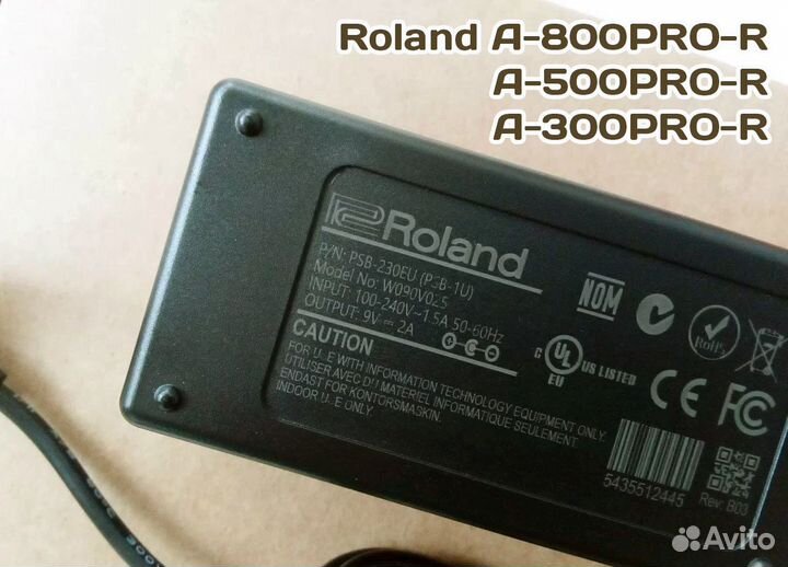 Блок питания для Roland A-800PRO-R, A-500PRO-R