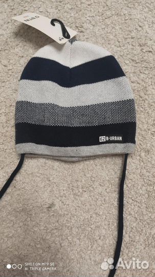 Шапка от 6 до года новая зима