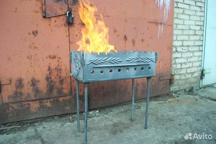 Мангал чугунный новый РФ в наличии Москва